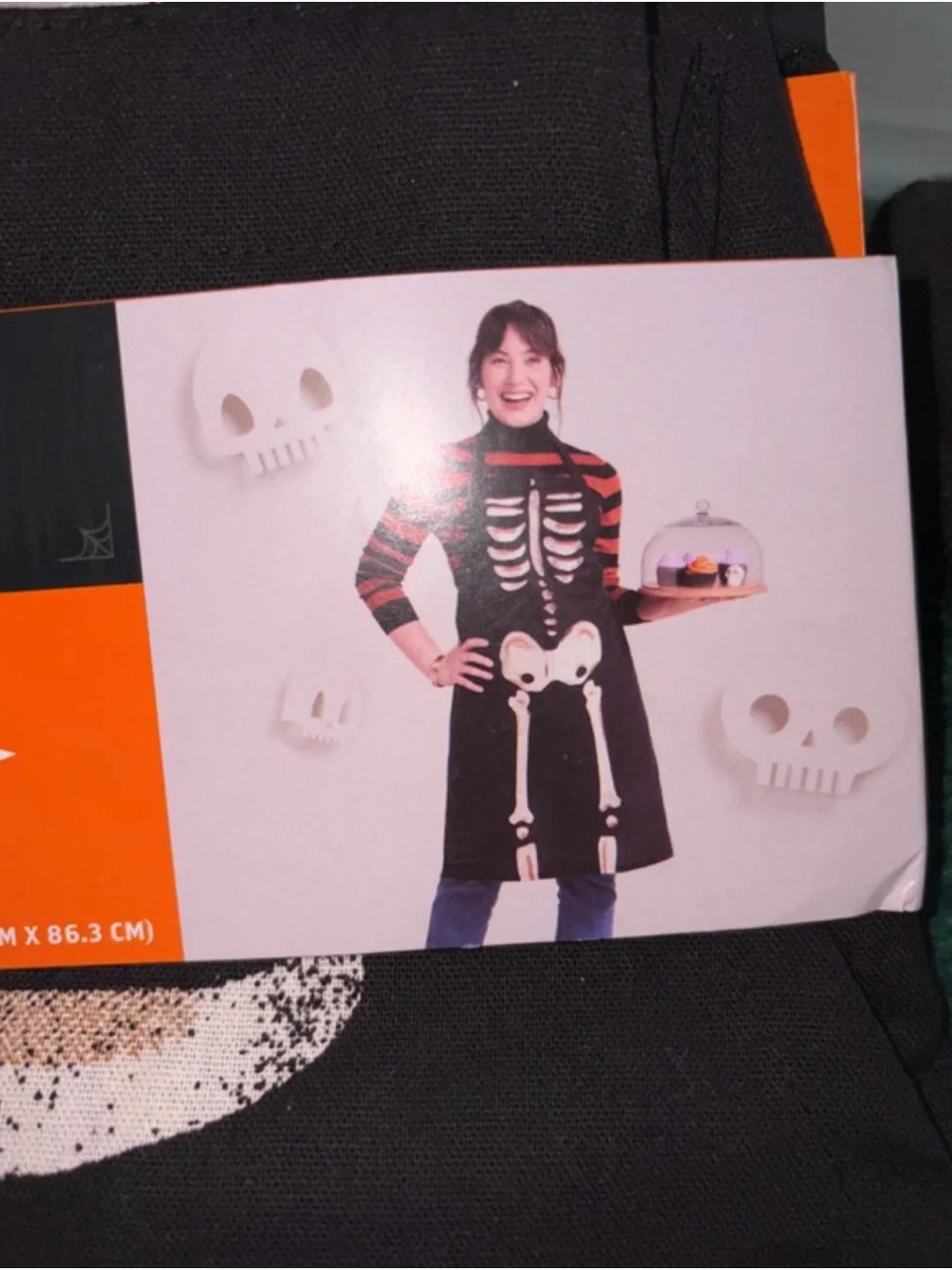 Hyde & Eek! Black Halloween Apron and Kitchen Towel Bundle